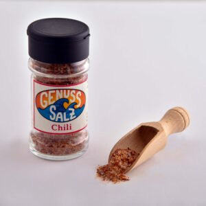 Chili Salz im Streuglas
